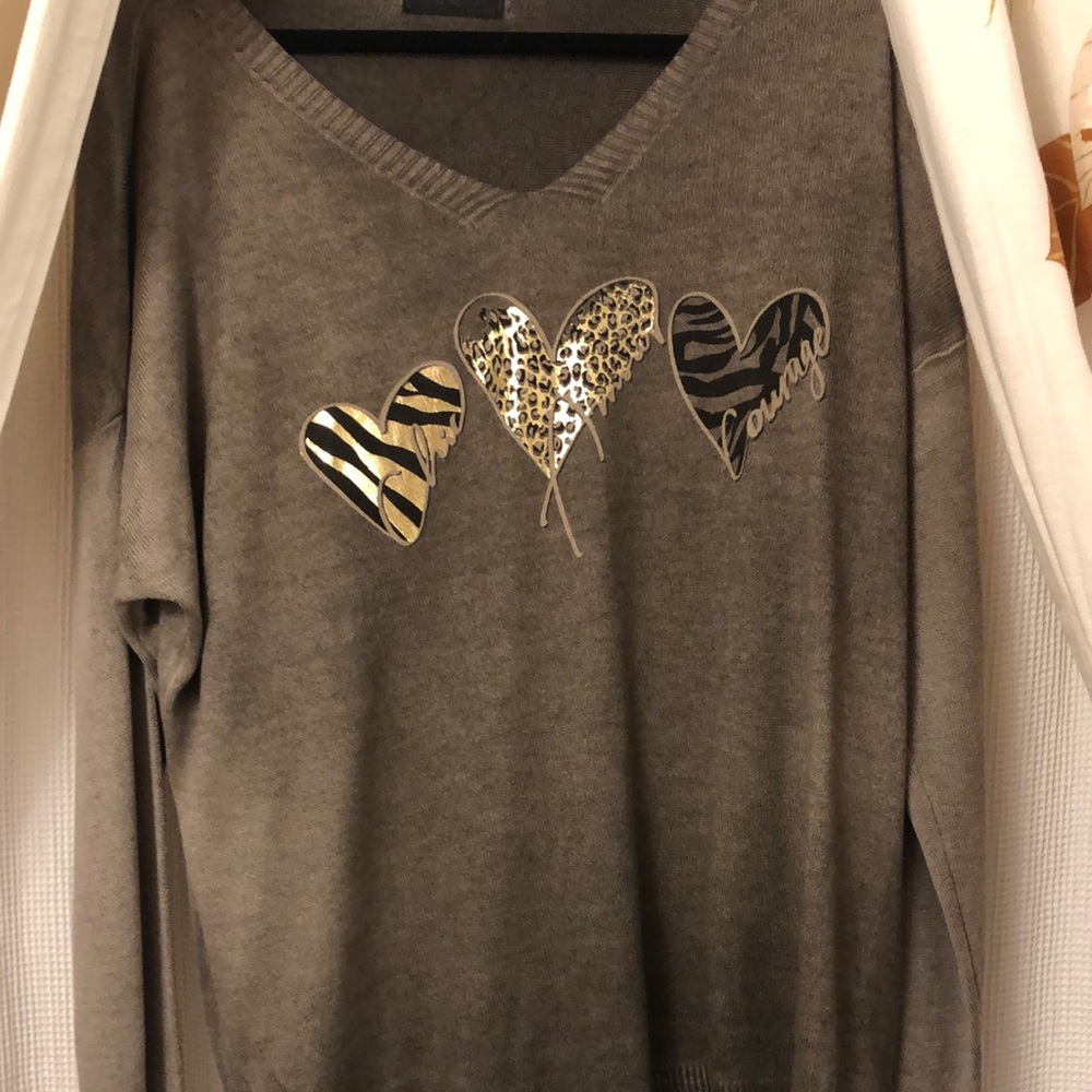 Women's Courage Heart Sweater